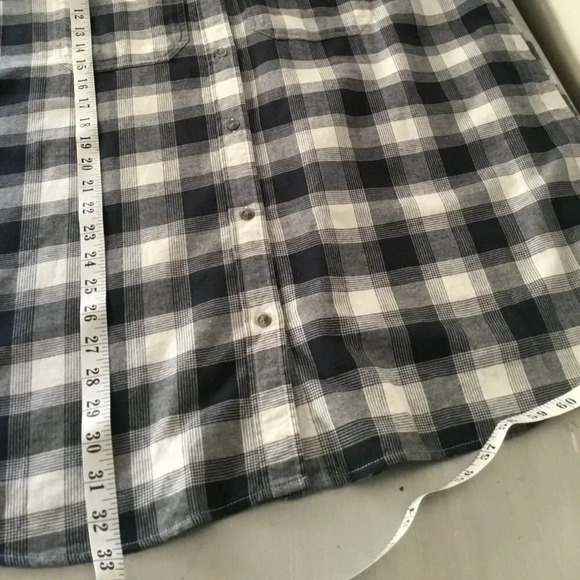 Eddie Bauer Plaid 100% cotton Shirt  Women's Long Sleeve Sz 2XL - Picture 4 of 7